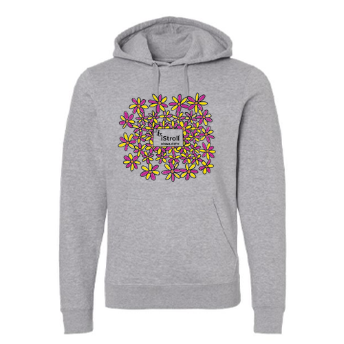 J America Unisex BTB Fleece Hooded Sweatshirt -- Oxford