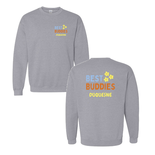 Best Buddies Crew Neck Sweatshirt -- Sport Grey