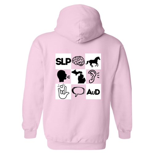 NSSLHA Gildan Heavy Blend Hooded Sweatshirt -- Light Pink