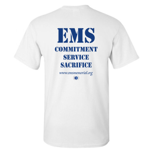 National EMS Memorial Unisex Tee White