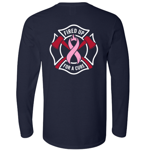 Gildan Softstyle Longsleeve T Shirt -- Navy