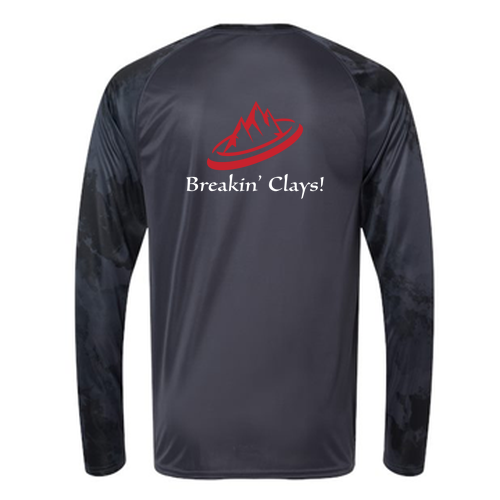 Paragon Cabo Camo Performance Long Sleeve T-Shirt -- Graphite