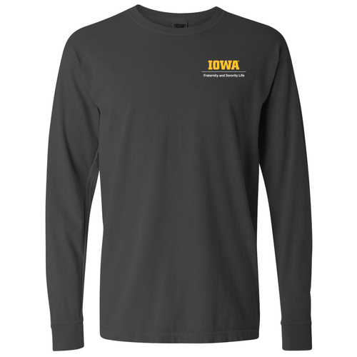 Comfort Colors Ringspun Long Sleeve Tee -- Pepper