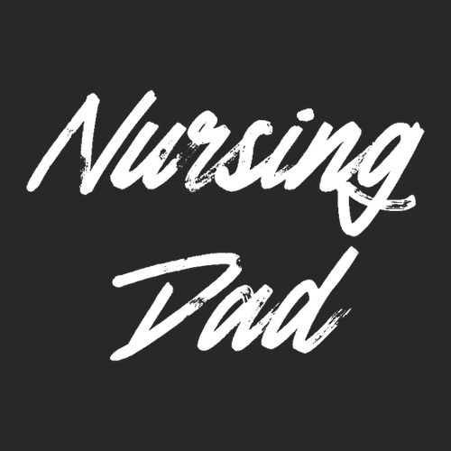Nursing Dad Bella Canvas Unisex Heather CVC T-Shirt -- Solid Black Blend