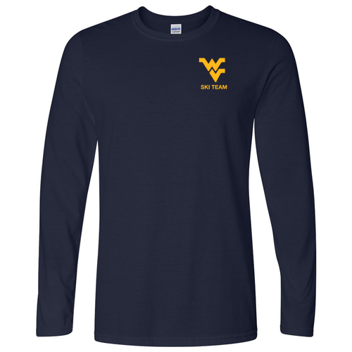 Gildan Softstyle Longsleeve T Shirt -- Navy