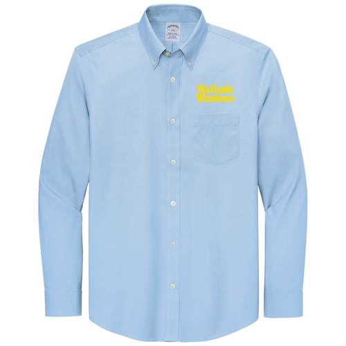 Brooks Brothers Wrinkle-Free Stretch Pinpoint Shirt -- Newport Blue