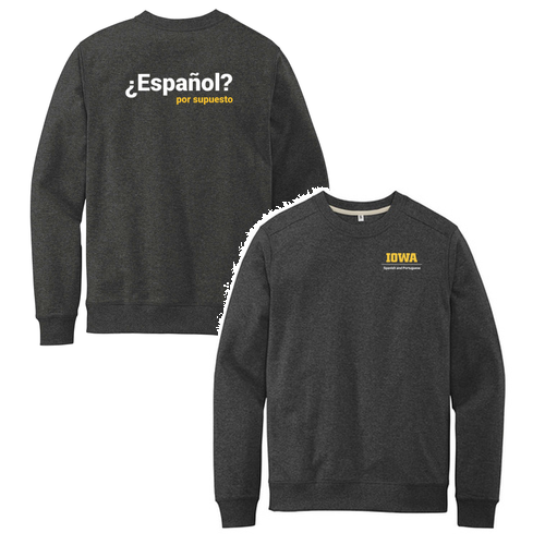 Por Supuesto District Re-Fleece Crew -- Charcoal Heather