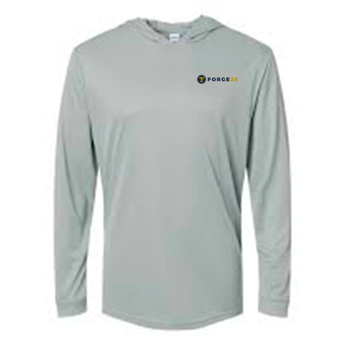 Paragon Bahama Performance Hooded Long Sleeve T-Shirt -- Medium Grey