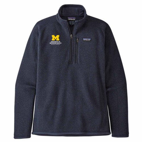 Patagonia Men's Better Sweater 1/4 Zip Fleece -- New Navy