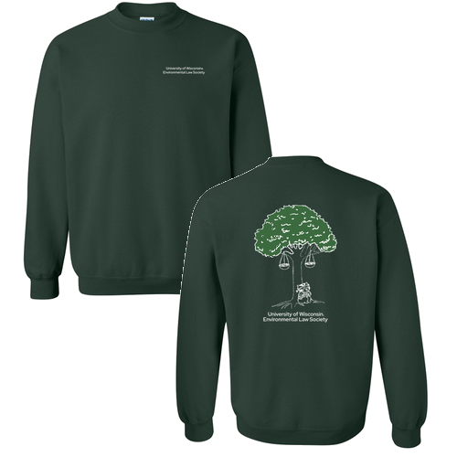 Gildan Heavy Blend Crew Neck Sweatshirt -- Forest Green