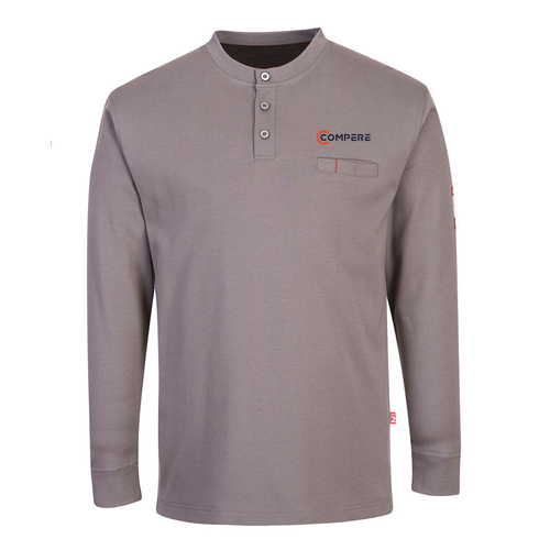 Portwest FR Antistatic Henley -- Grey