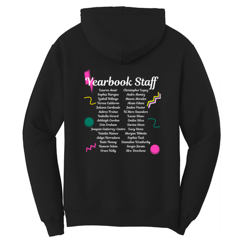 Port and Company Core Fleece Pullover Hooded Sweatshirt -- Jet Black