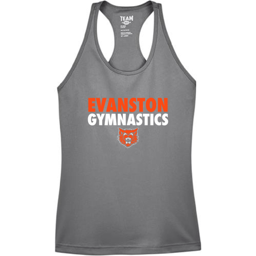Team 365 Ladies' Zone Performance Racerback Tank -- Sport Graphite