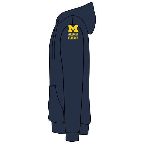 Gildan Heavy Blend Hooded Sweatshirt -- Navy, Tower Logo
