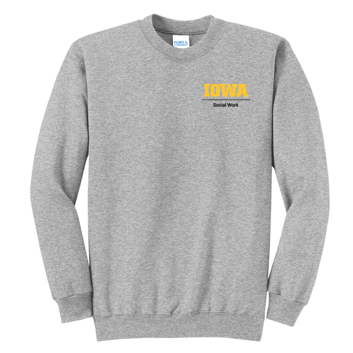 Port and Company Classic Crewneck Sweatshirt -- Athletic Heather