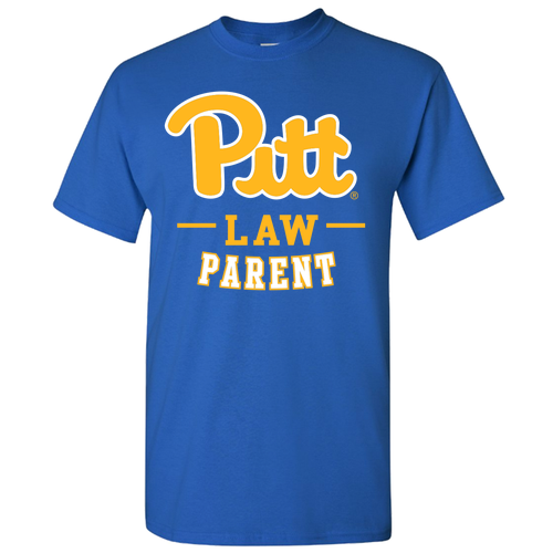 Pitt Law Parent T-Shirt -- Royal