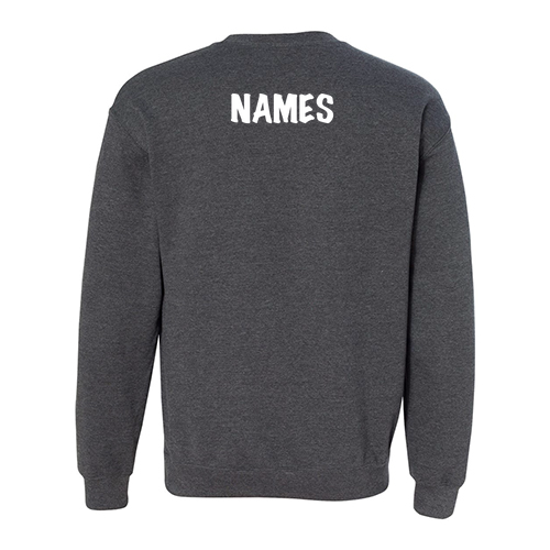 Gildan Heavy Blend Crewneck -- Dark Heather
