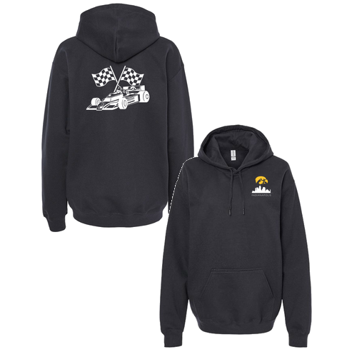 Gildan Adult Softstyle Fleece Pullover Hooded Sweatshirt -- Black