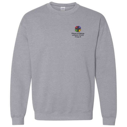 Gildan Heavy Blend Crew Neck Sweatshirt -- Sport Grey