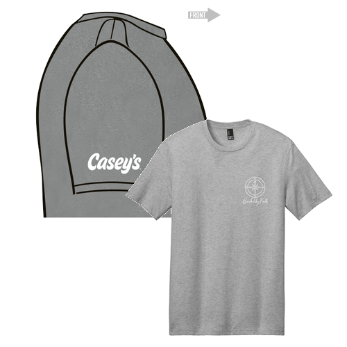 District Made Men's Perfect Weight Crew Tee -- Heathered Steel