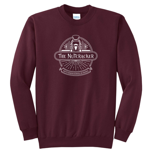 Port and Company Classic Crewneck Sweatshirt -- Maroon