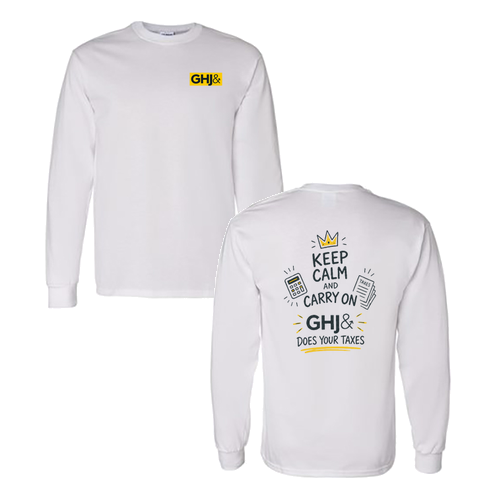 Gildan Heavy Cotton Longsleeve Basic T-Shirt -- White