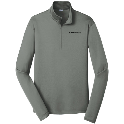 Sport-Tek PosiCharge Competitor Quarter Zip Pullover -- Grey Concrete