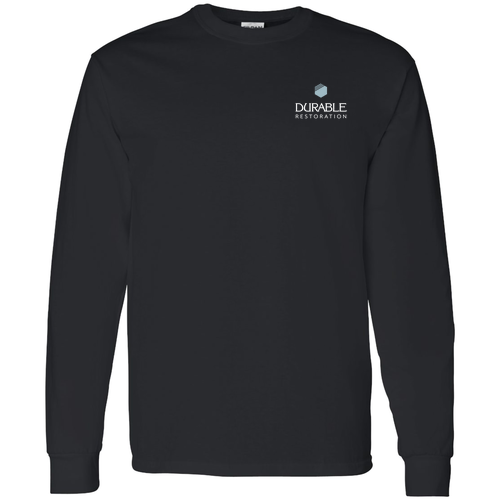 Gildan Heavy Cotton Longsleeve Basic T-Shirt -- Black