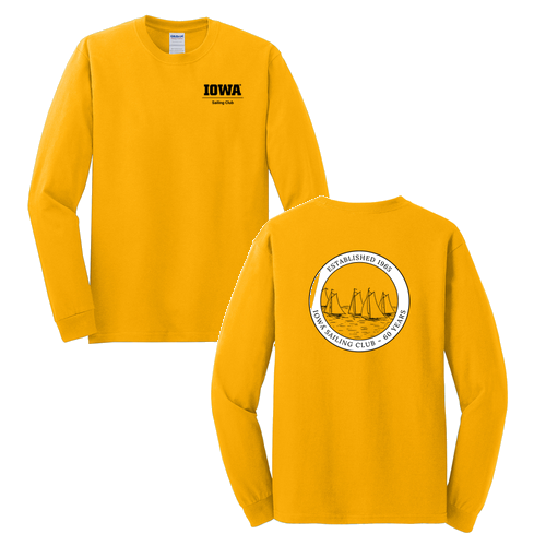 Gildan Heavy Cotton Longsleeve Basic T-Shirt -- Gold