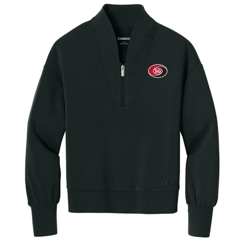 OGIO Women’s Transcend 1/4-Zip -- Blacktop