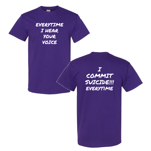 Gildan Heavy Cotton Basic T-Shirt -- Purple