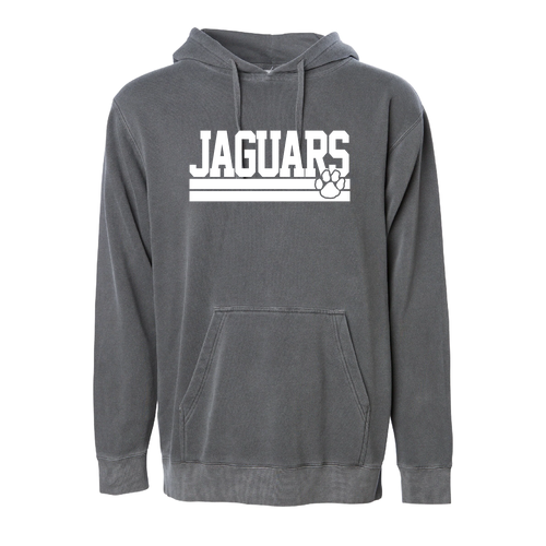 Independent Trading Co. Midweight Pigment-Dyed Hooded Sweatshirt -- Pigment Black