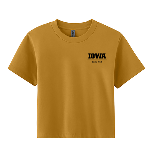 Next Level Apparel Women’s Heavyweight Boxy Tee -- Antique Gold