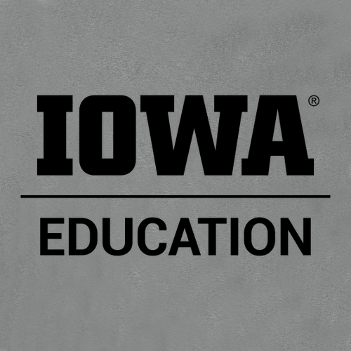 Hawkeye Teachers District Women's Perfect Weight Fleece Cropped Crew -- Heathered Steel