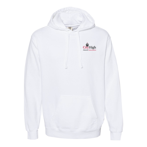 Comfort Colors Garment Dyed Hooded Pullover Sweatshirt -- White