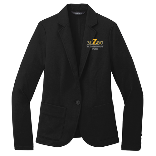 Mercer+Mettle ™ Women's Relaxed Knit Blazer -- Deep Black