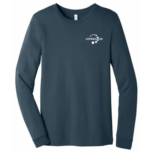Bella Canvas Unisex Jersey Longsleeve Tee -- Vintage Navy