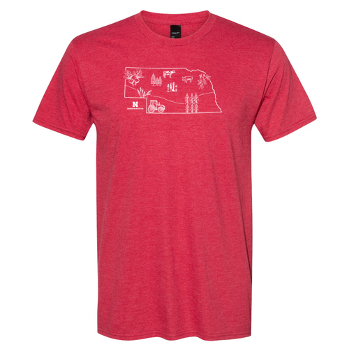 Hanes Perfect-T Ring Spun T-Shirt -- Heather Red