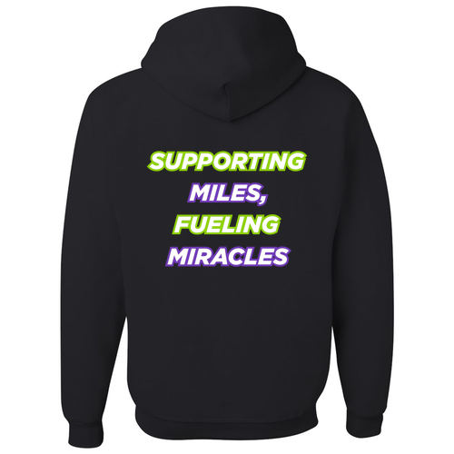 Jerzees 8 oz 50/50 Nublend Adult Hooded Sweatshirt -- Black
