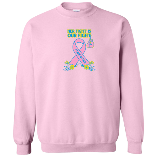 Gildan Heavy Blend Crewneck Sweatshirt -- Light Pink