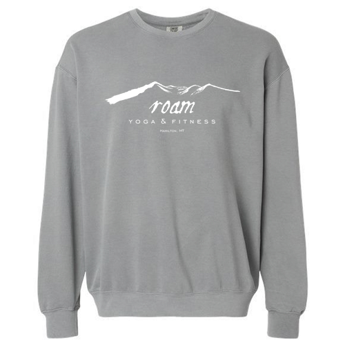 Comfort Colors Lightweight Adult Ringspun Crewneck Sweatshirt -- Grey