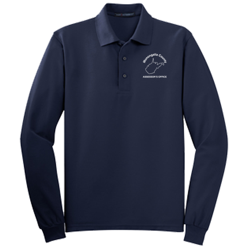 Port Authority Long Sleeve Sport Shirt -- Navy