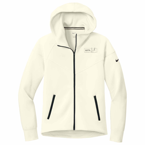 Nike Women’s Tech Fleece Full-Zip Hoodie -- Pale Ivory