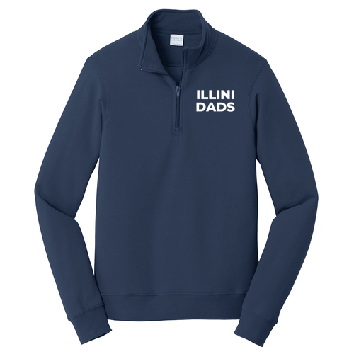 Illini Dads Quarter Zip -- Team Navy