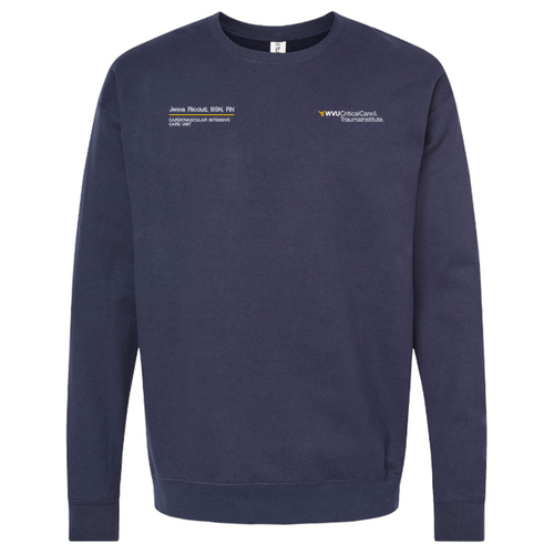 Tultex Fleece Crewneck Sweatshirt -- Navy