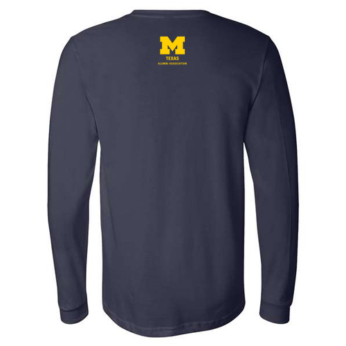 Bella Canvas Soft Fitted Jersey Longsleeve Tee -- Navy