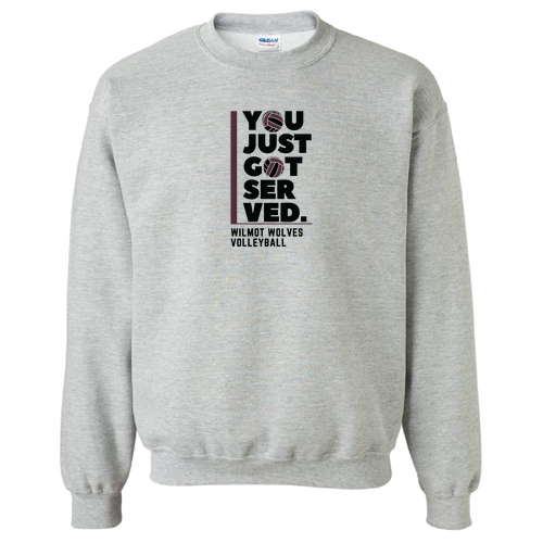 Gildan Heavy Blend Crew Neck Sweatshirt -- Sport Grey