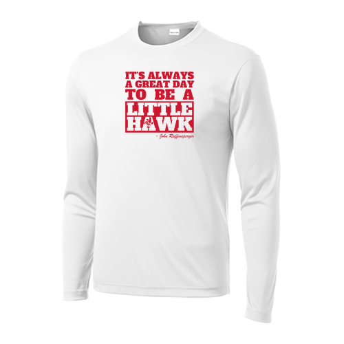 Sport Tek Long Sleeve Competitor -- White