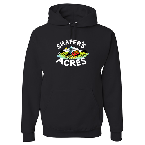 Jerzees 8 oz 50/50 Nublend Adult Hooded Sweatshirt -- Black