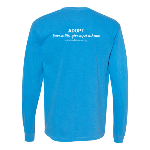 Comfort Colors Ringspun Long Sleeve Tee -- Royal Caribe
